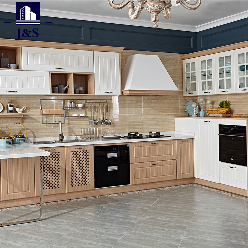 Abot-kayang Pvc Kitchen Cabinet Set Cupboards