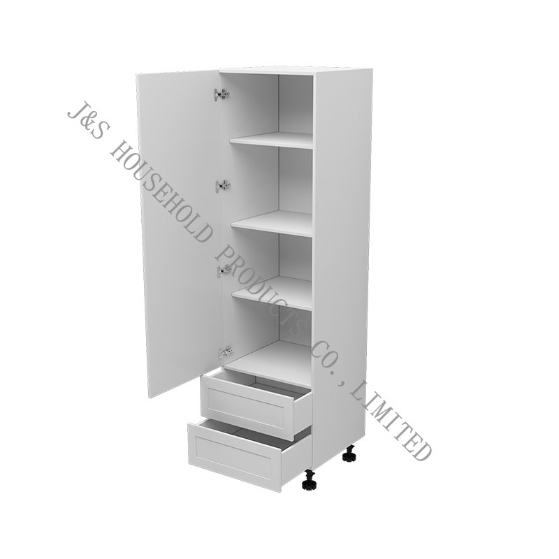 Double Drawers Walk in Pantry sa Flat Pack Kitchen